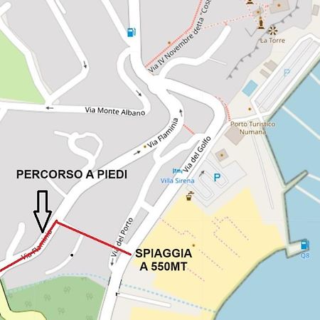 Apartmán Casa Nadia A Pochi Passi Dal Mare Con Garage, Terrazza E Sala Giochi Numana Exteriér fotografie